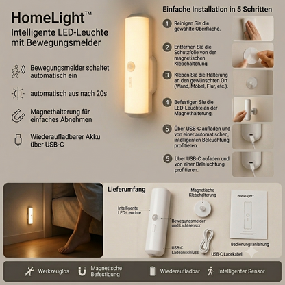 Wiederaufladbare Dual-LED Wandlampe™ –